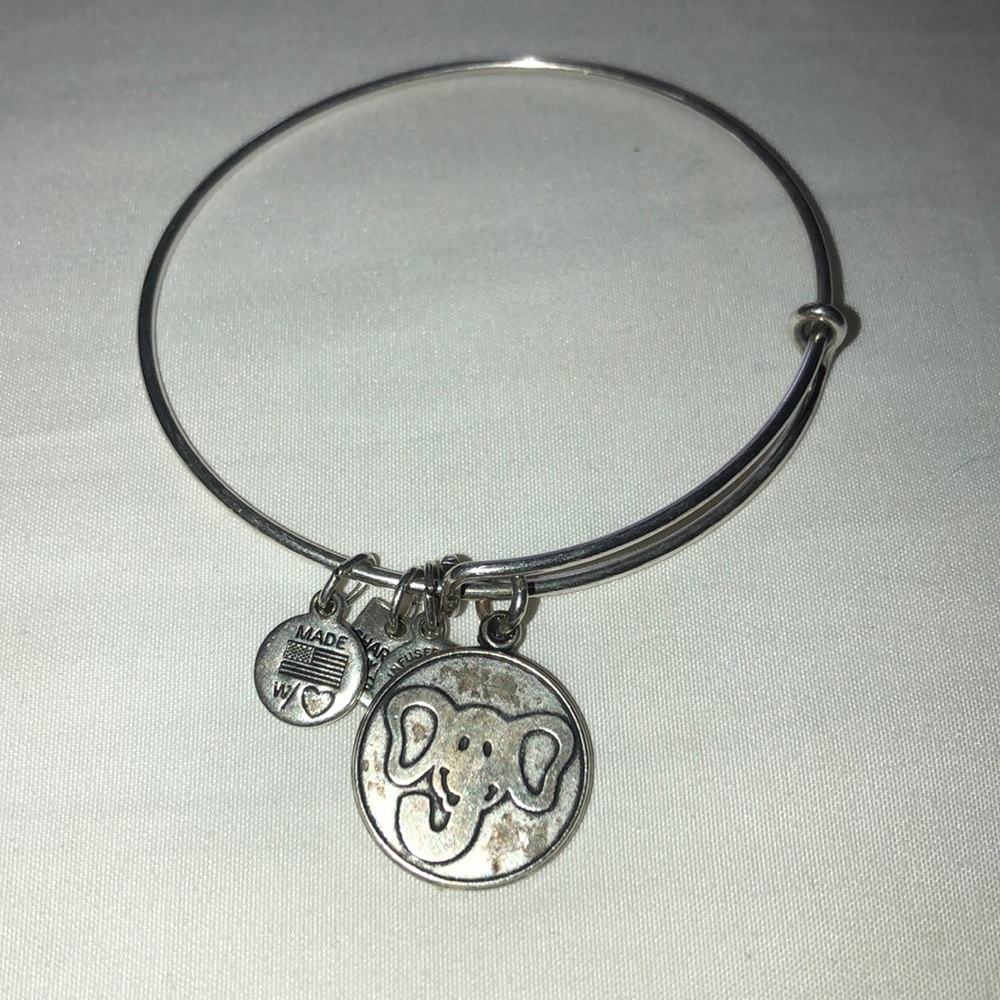 elephant alex and ani bracelet